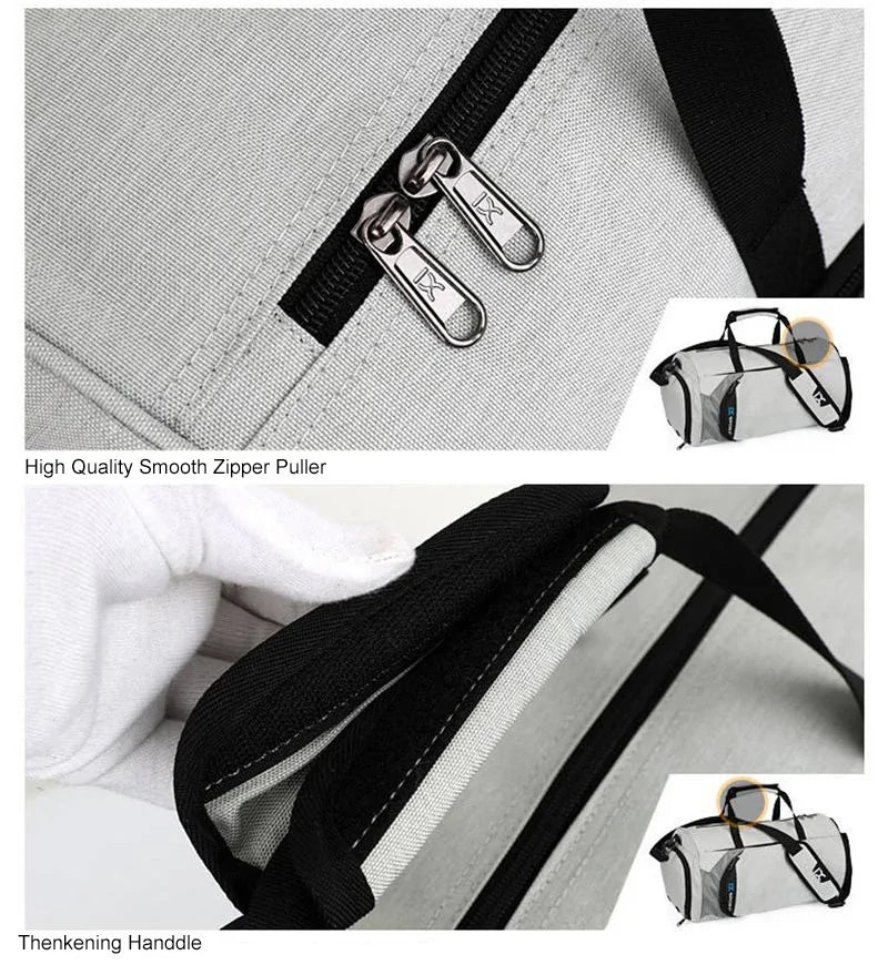 Gym Bag with Shoe Compartment