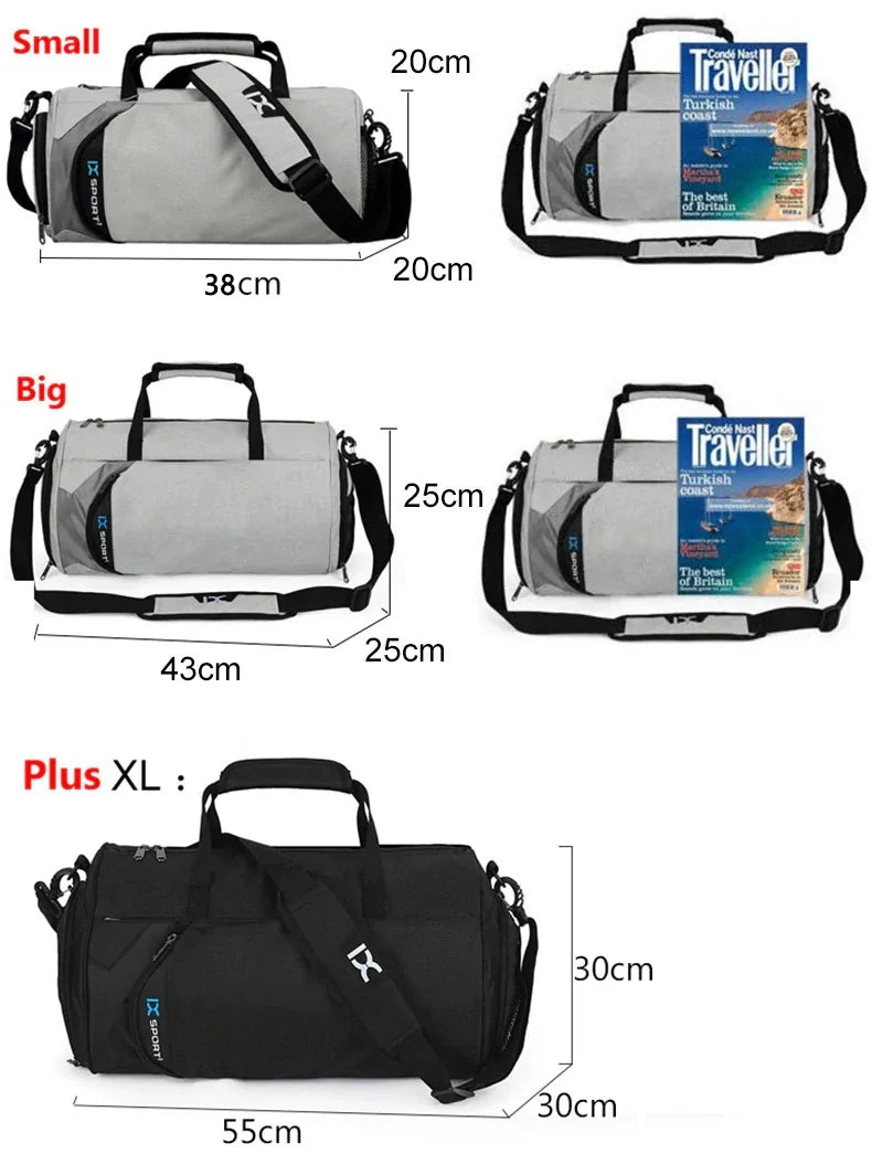 Gym Bag with Shoe Compartment