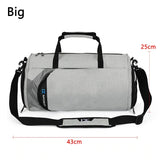 Gym Bag with Shoe Compartment