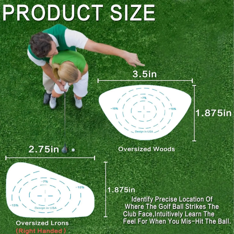 Golf Impact Labels 200pcs Oversized Training Aid