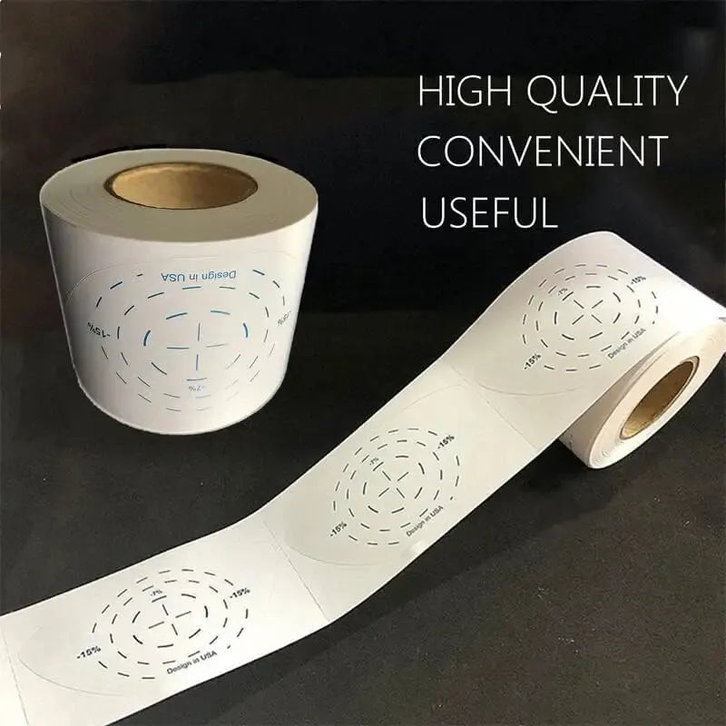 Golf Impact Labels 200pcs Oversized Training Aid
