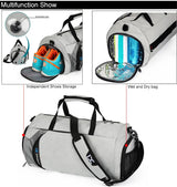 Gym Bag with Shoe Compartment