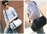 Gym Bag with Shoe Compartment